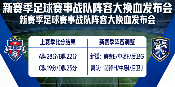新赛季足球赛事比分结果战队阵容大换血发布会